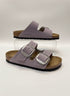 Birkenstock · Birkenstock · Arizona Big Buckle Leather · 6 Narrow · Purple Fog · 6 NARROW