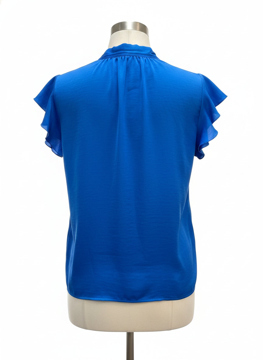 Nine West · Cap Sleeve Top · Small · Sapphire