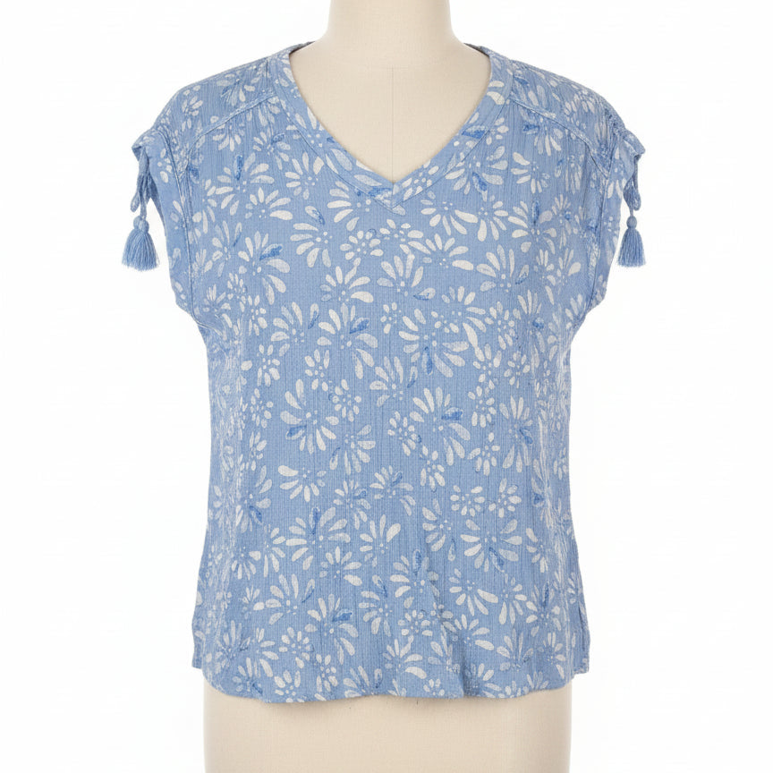Zac&Rachel · Zac&Rachel · Boho Top · Large · SkyBlue · LARGE · SkyBlue