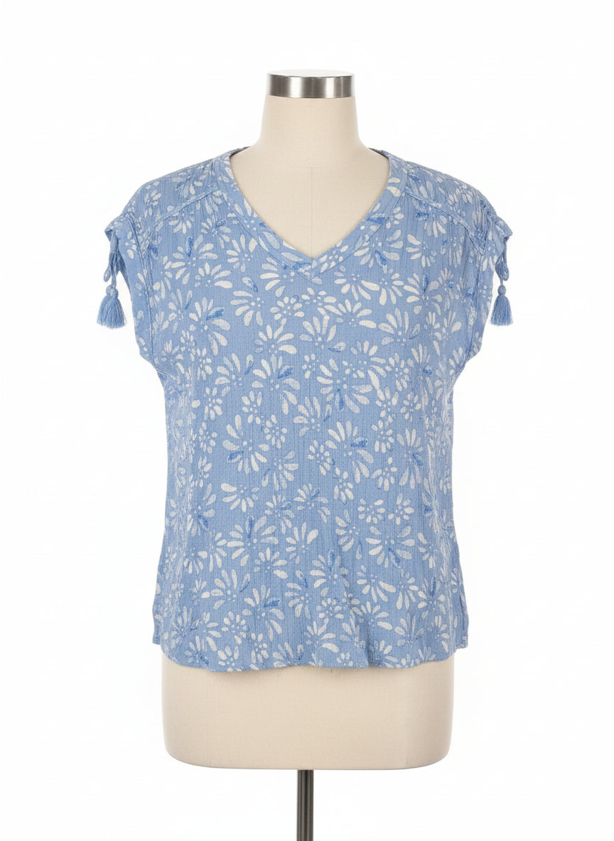 Zac&Rachel · Zac&Rachel · Boho Top · Large · SkyBlue · LARGE · SkyBlue