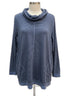 Tribal · Tunic Cowl Neck Top · XLarge Tall · Blue