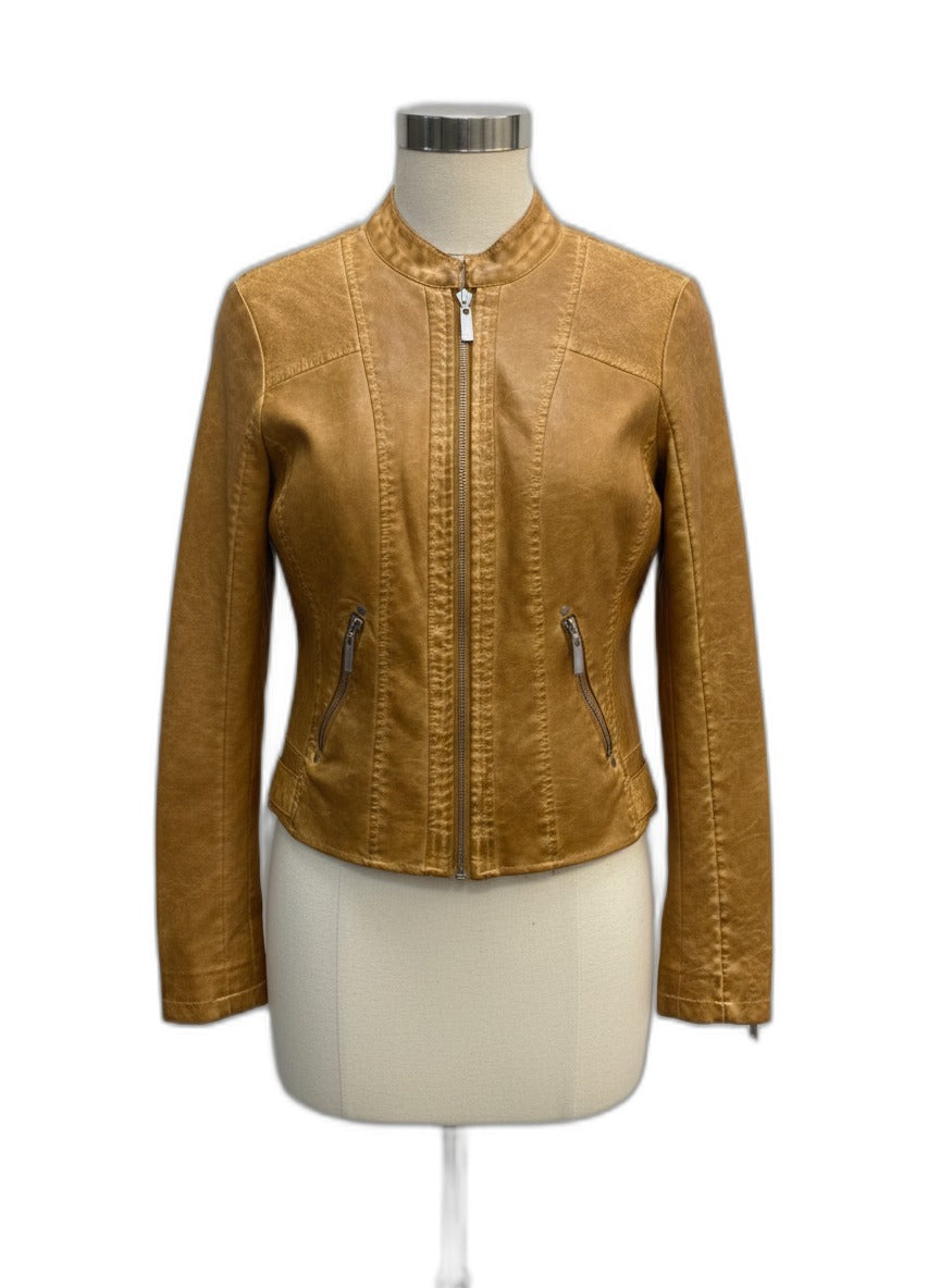 J2 · Moto Style Jacket · Small · Honey