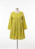 Gudrun Sjödén · Citron 100% Cotton 3/4 Sleeve with Embroidered Detail · Medium · Citron