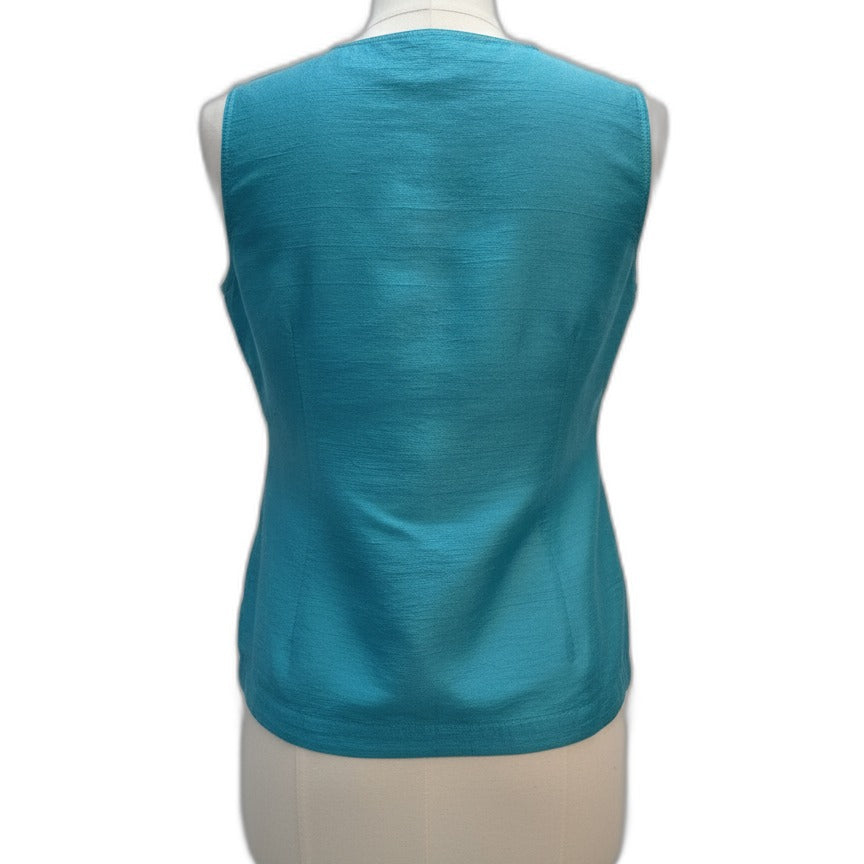 Anu · Sleeveless Top · Small · Teal