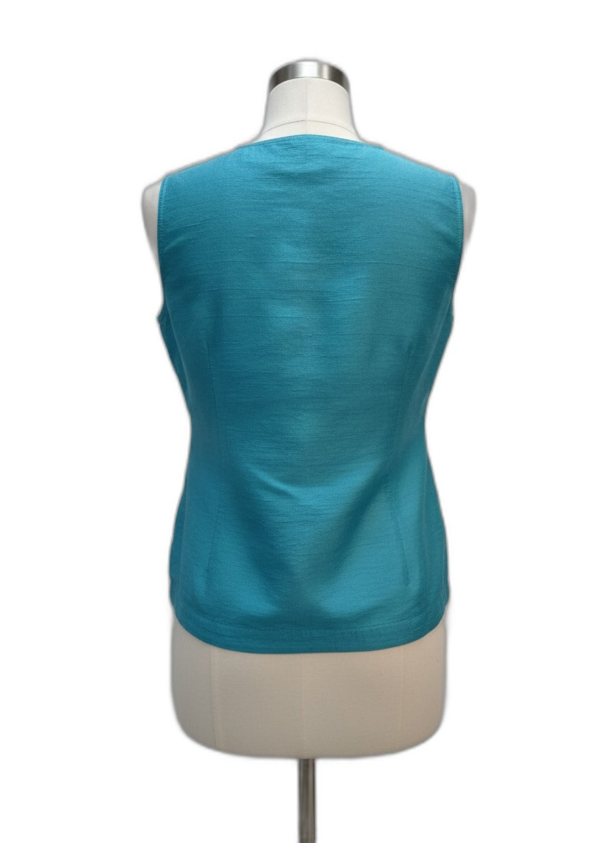 Anu · Sleeveless Top · Small · Teal