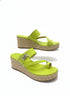 Michael Kors · Jilly mid wedge espadrille · 9 · Chartreuse