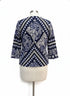 Chicos Travelers · Open Drape Cardigan · Small · Navy White