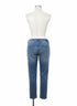 Chico's · Girlfriend Crop Jean Embroidered Floral · 10 · Denim