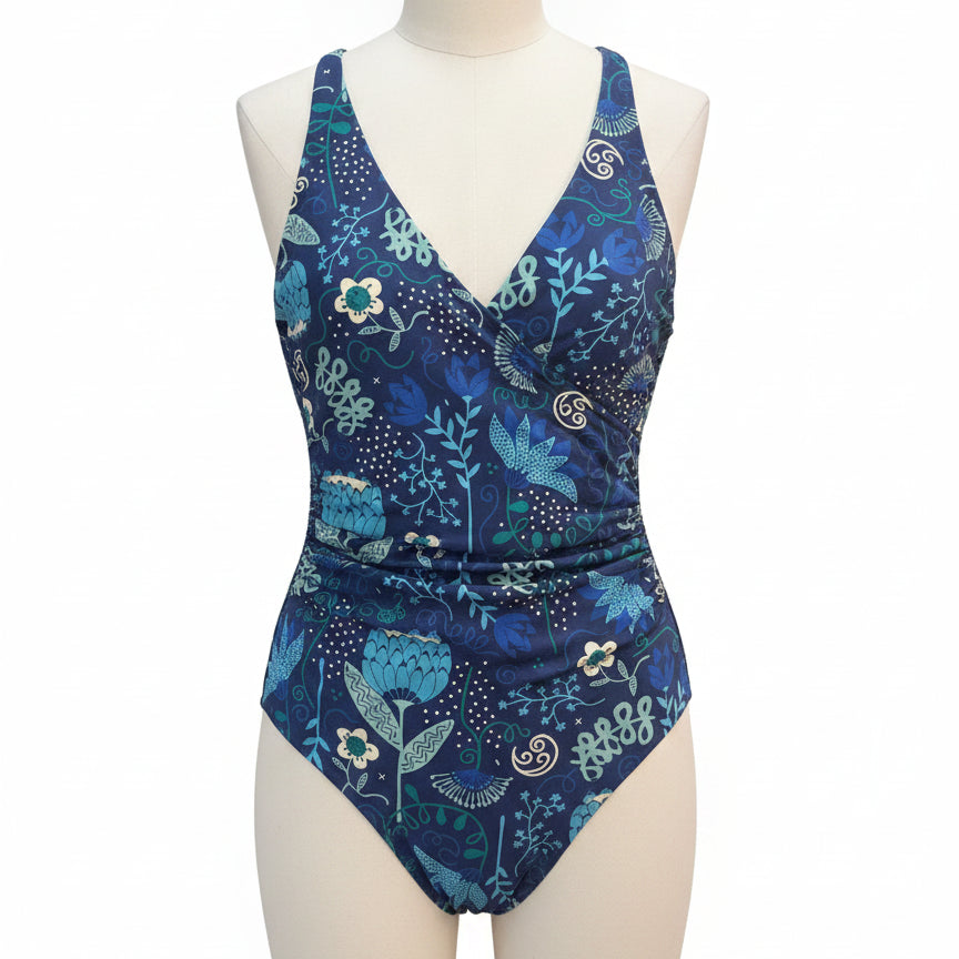 Gudrun Sjödén · Swim · Small · NavyFloral