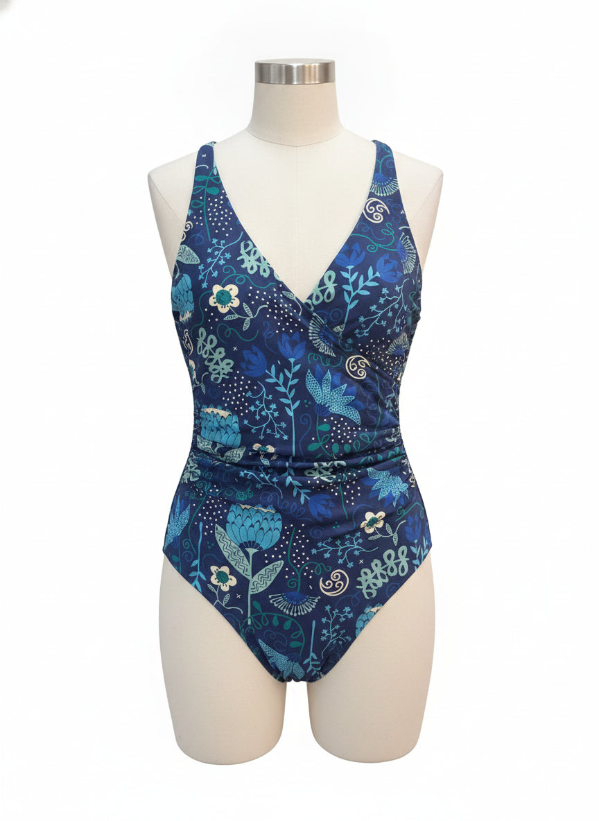 Gudrun Sjödén · Swim · Small · NavyFloral