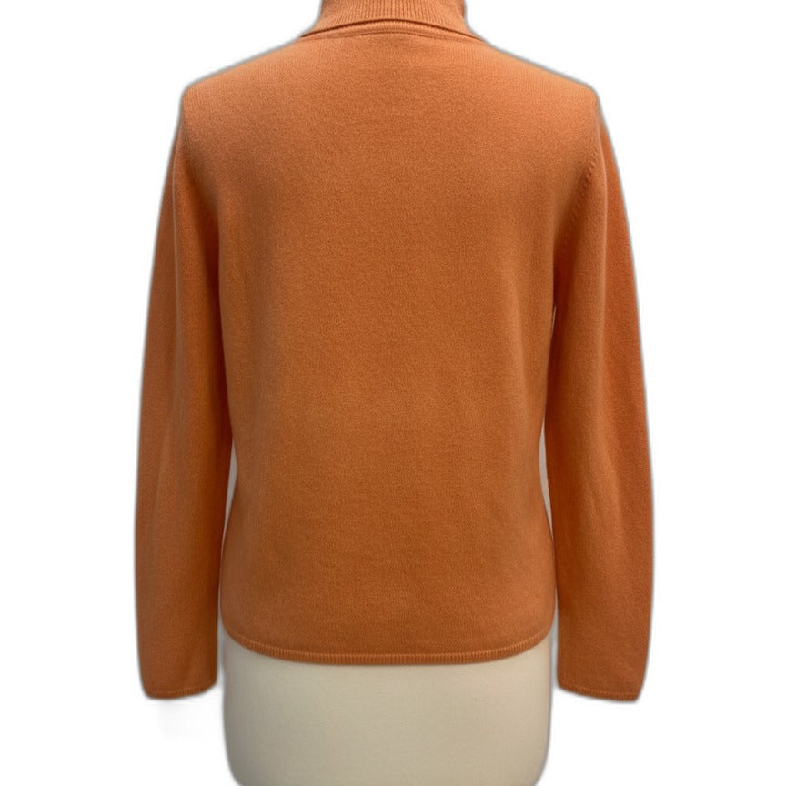 Charter Club · Cashmere Turtleneck · Large · Peach
