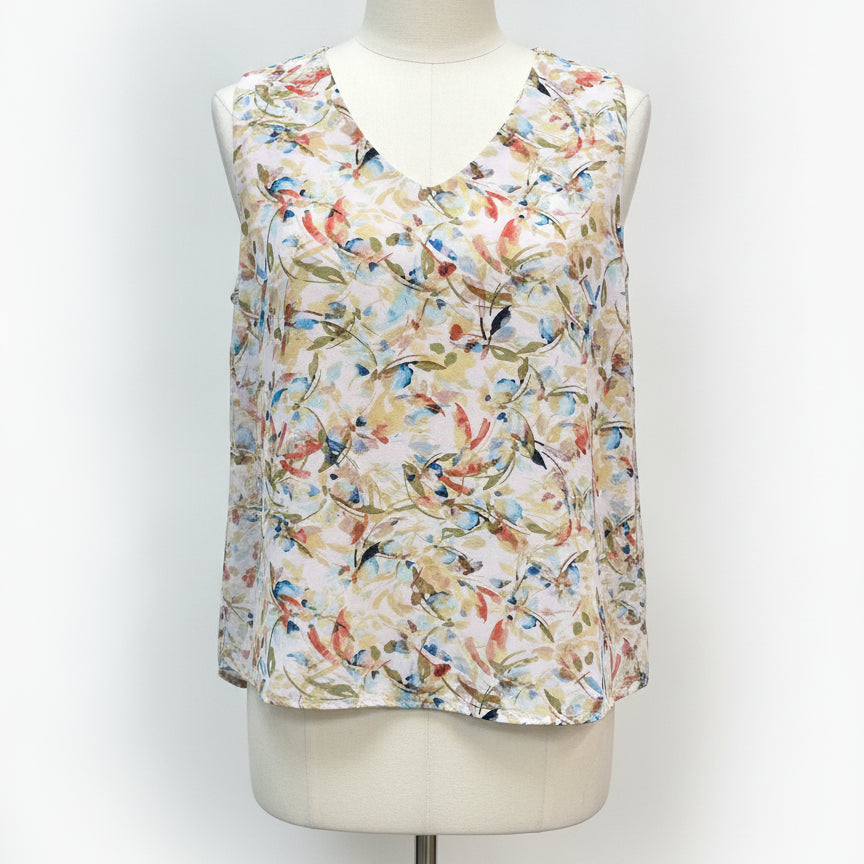 Blouse · 2X · PinkMulti