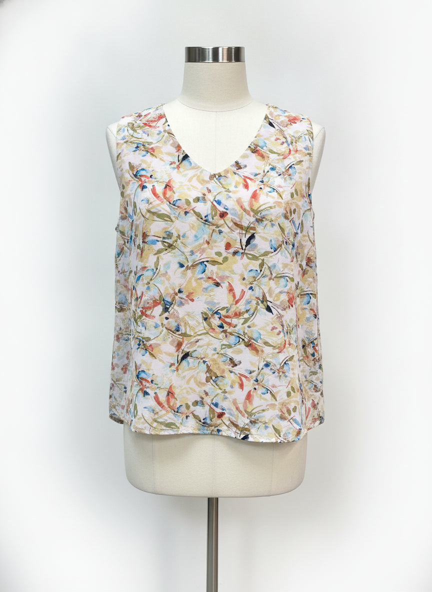 Blouse · 2X · PinkMulti