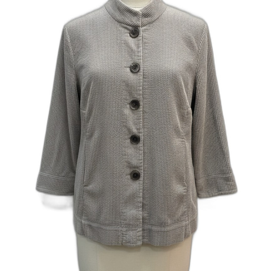 J. Jill · Corduroy Jacket · XSmall · Light Gray