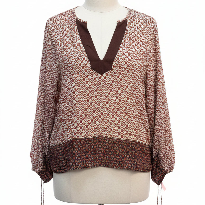 Olfacock's · Boho Top · Medium · RustMulti