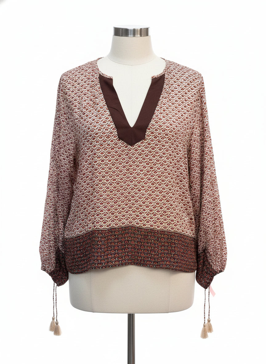 Olfacock's · Boho Top · Medium · RustMulti