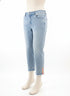 Tribal · Audrey Midrise straight capri · 14 · Light Blue Denim