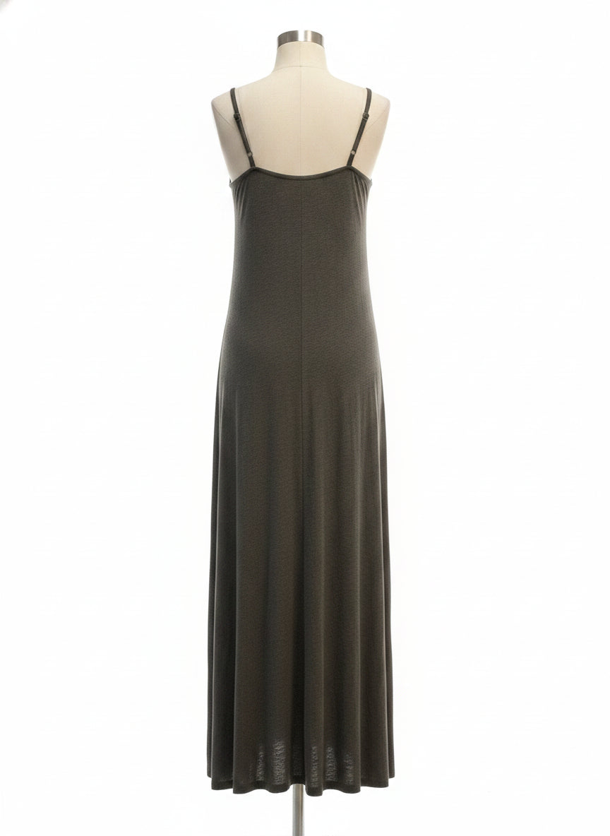 Madewell · Spaghetti Strap Dress · Large · Moss