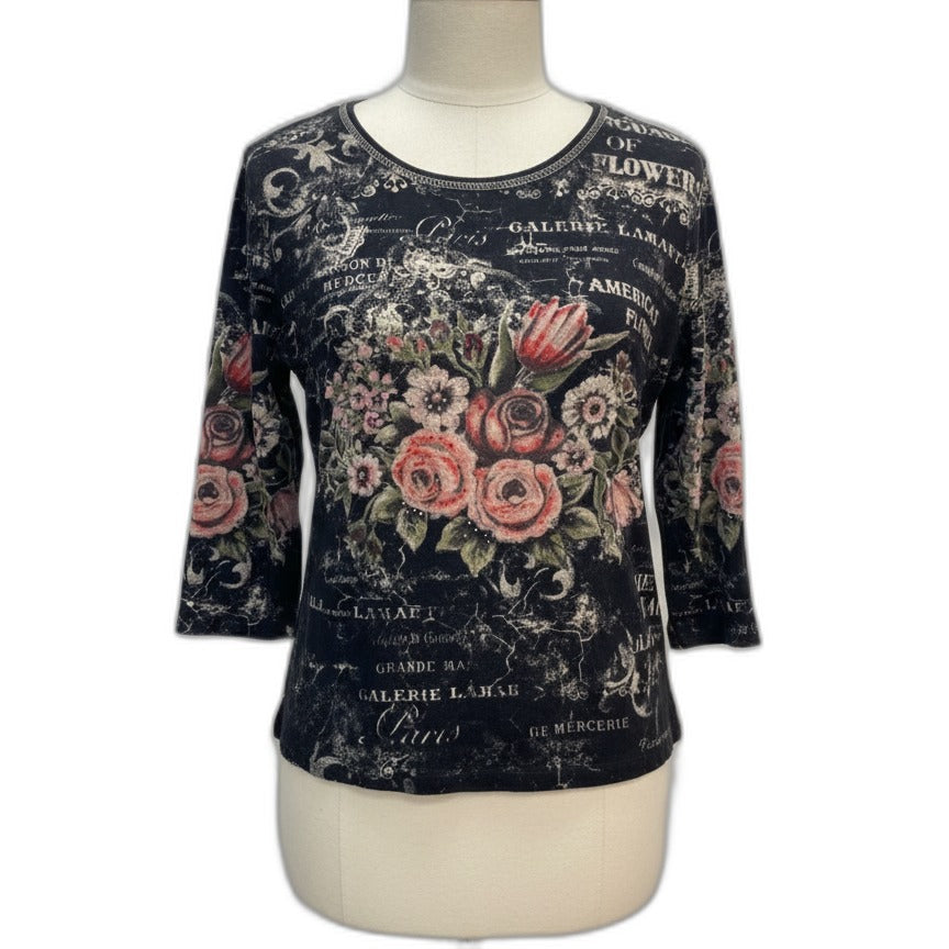 Jess&Jane · BlackRose Bejeweled · Medium · Black