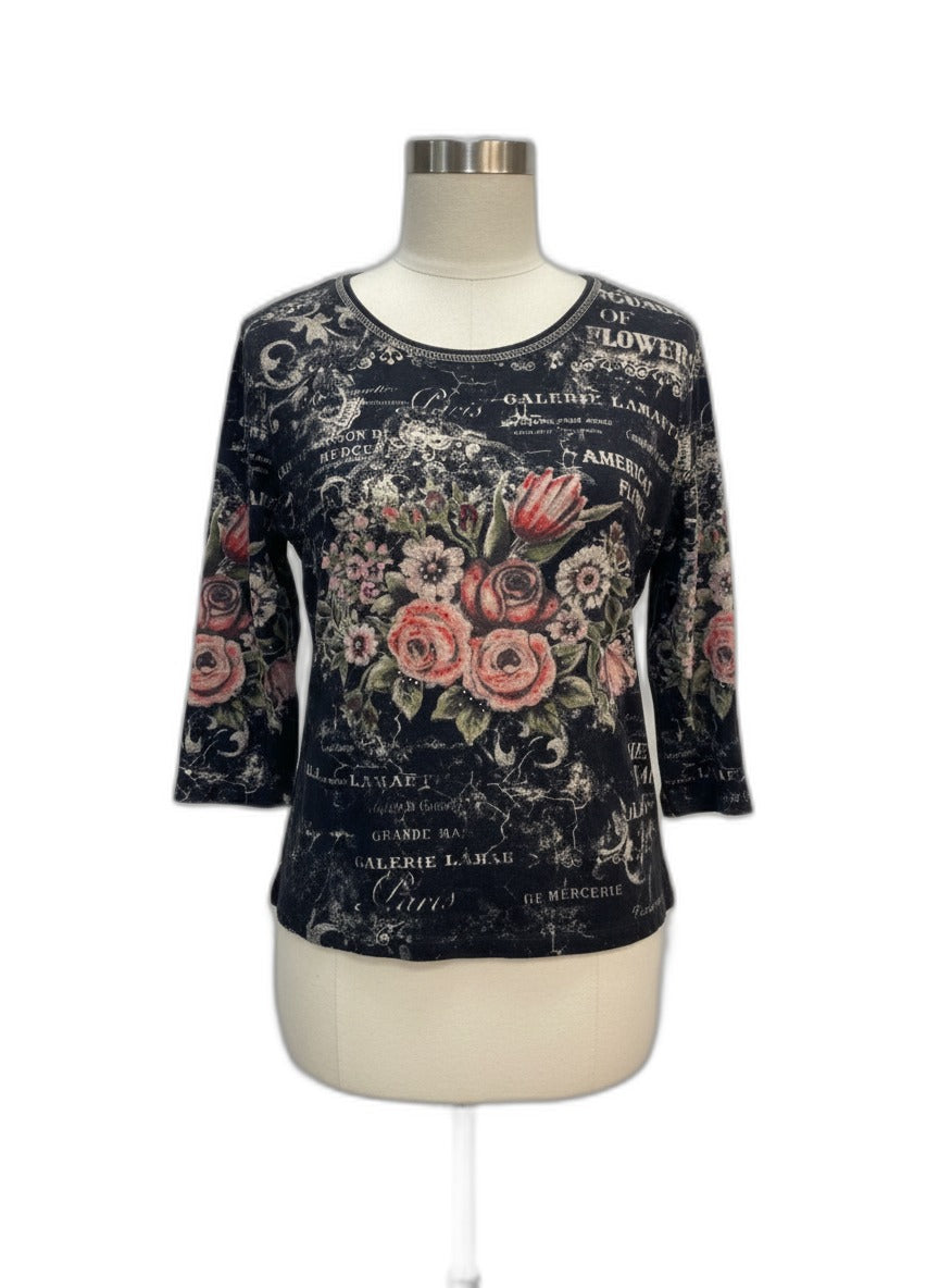 Jess&Jane · BlackRose Bejeweled · Medium · Black