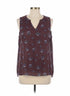 CAbi · Floral Bouquet Top · Small · BurgBlue