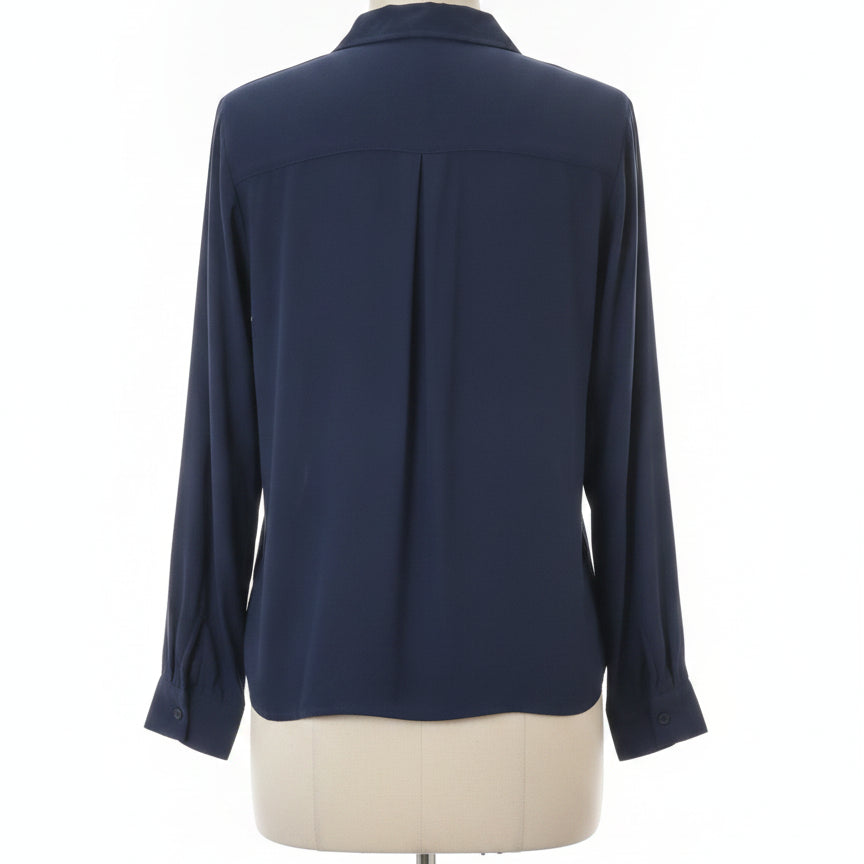 Style&Co · Roll Tab Shirt Twist front · XLarge · Navy