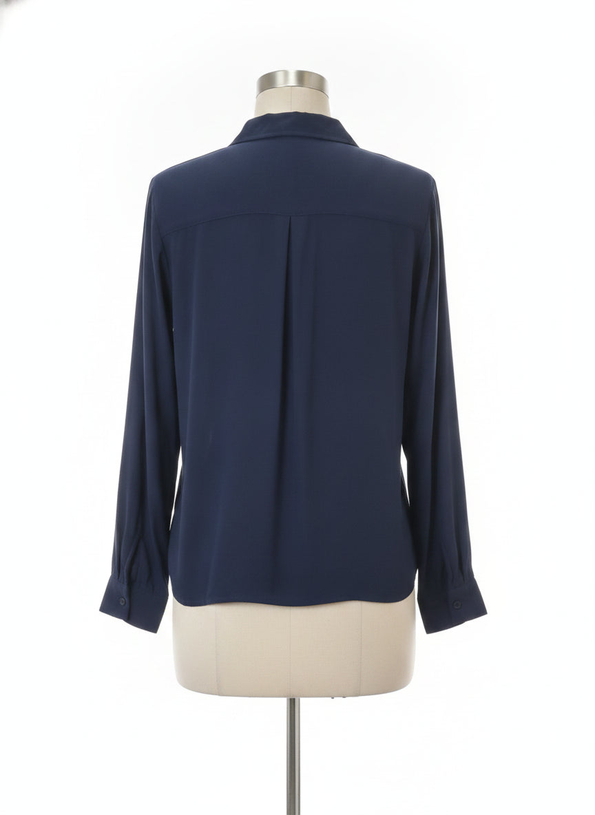 Style&Co · Roll Tab Shirt Twist front · XLarge · Navy
