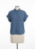Velvet Heart · Short-Sleeve Shirt · Medium · Chambray