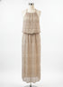 Sharagano · Sleeveless Dress · 14 · Beige
