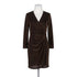 Tommy Hilfiger · Faux Wrap Dress · 6 · Bronze Sparkly