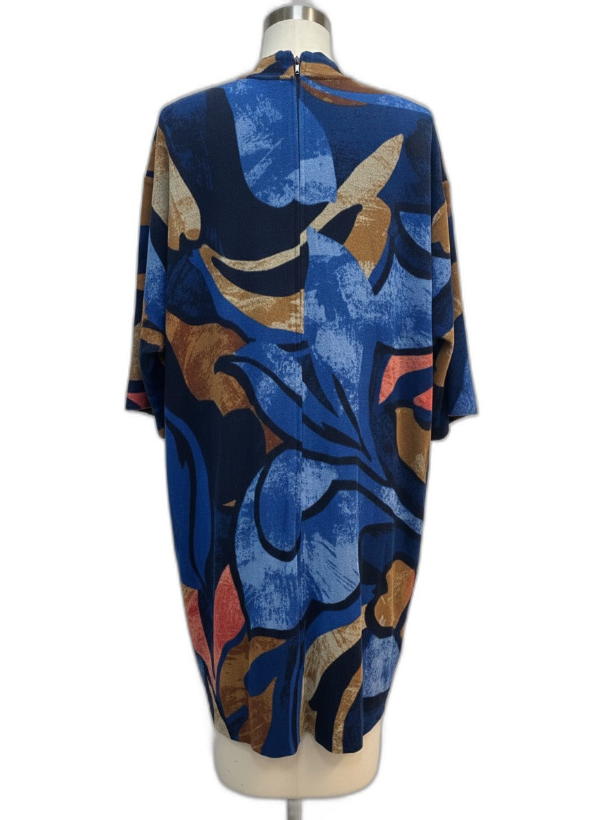 Chico's · Open Drape Cardigan · Medium · NavyMulti