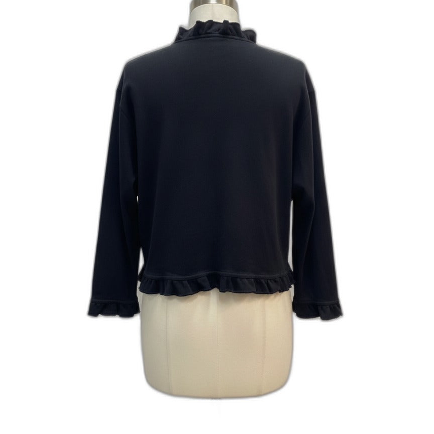 Charter Club · Open Drape Cardigan · 3X · Black