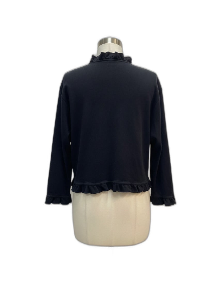 Charter Club · Open Drape Cardigan · 3X · Black