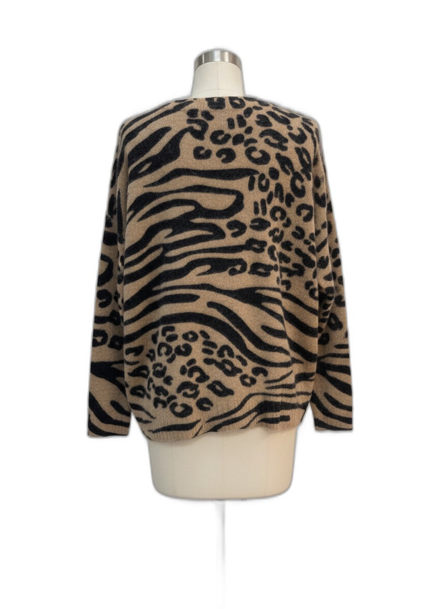Charter Club · Animal Print · 2X · Tan and Black