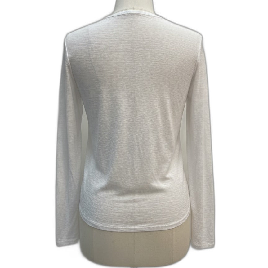 James Perse · LongSleeve Top · 2 · White