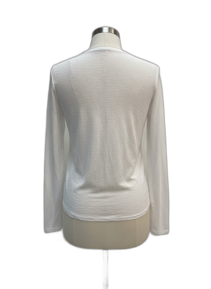 James Perse · LongSleeve Top · 2 · White