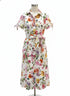 Zara · Belted Dress · XSmall · WhiteFloral