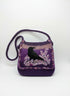 Artisan Made · PuroFloral 100% Wool Raven felted wool bag by Sheila Saxon · Crossbody · Purple, Pink, Black