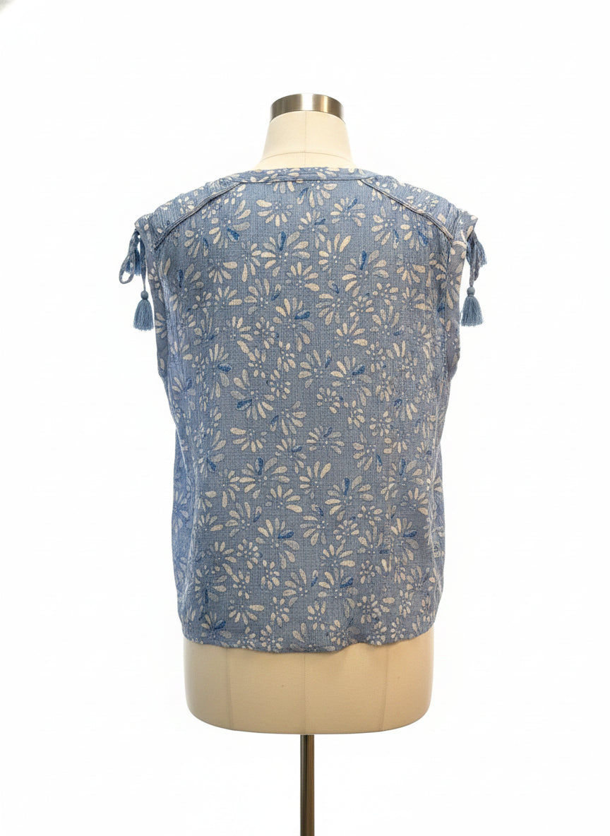 Zac&Rachel · Zac&Rachel · Boho Top · Large · SkyBlue · LARGE · SkyBlue