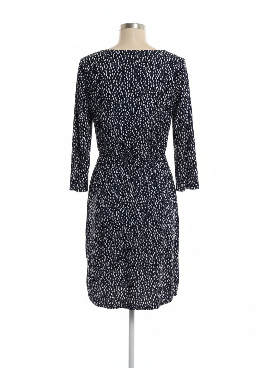 Bass · Longsleeve Dress · 1X · NavyWhite