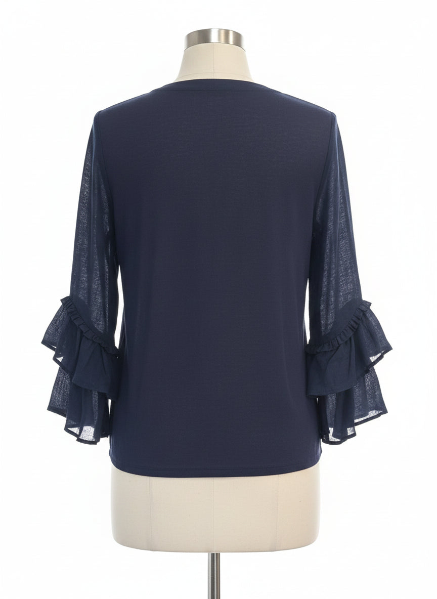 INC · Princess Sleeves · Large · Navy