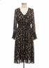 Taylor · Longsleeve with Smocked Detail · 10 · Cheetah