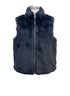 J.CREW · Fuzzy vest · Medium · Navy