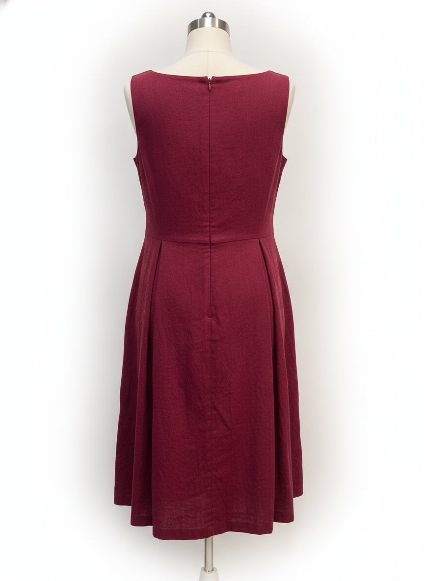 Lafayette148 · Dress · 16 · Burgundy