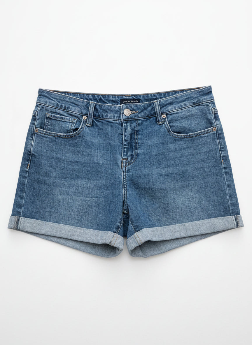 LuckyBrand · Cuffed · 6 · Denim