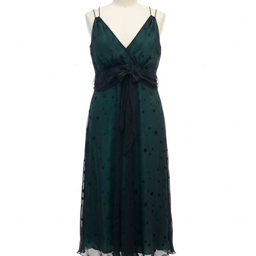 Jonathan Martin Studio · Sleeveless Dress · 12 · Emerald Black