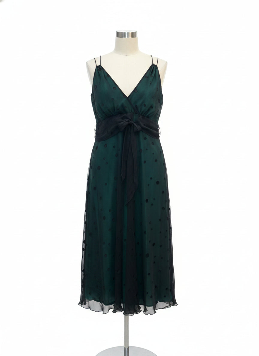Jonathan Martin Studio · Sleeveless Dress · 12 · Emerald Black
