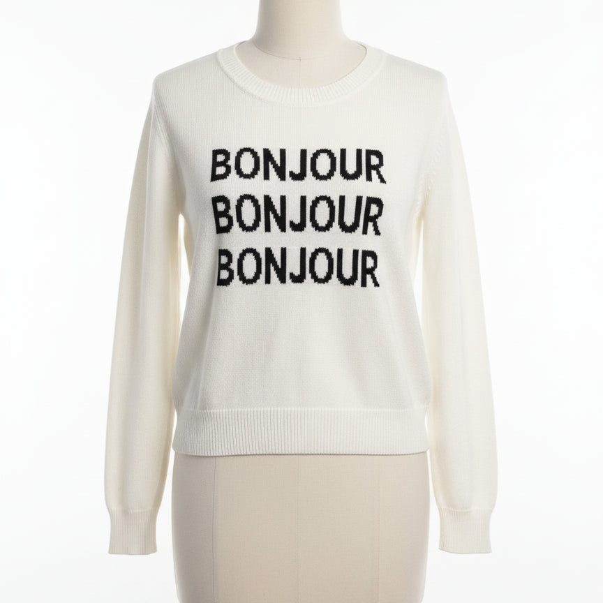 Karl Lagerfeld · Bonjour Bonjour Bonjour · Large · WhiteBlk