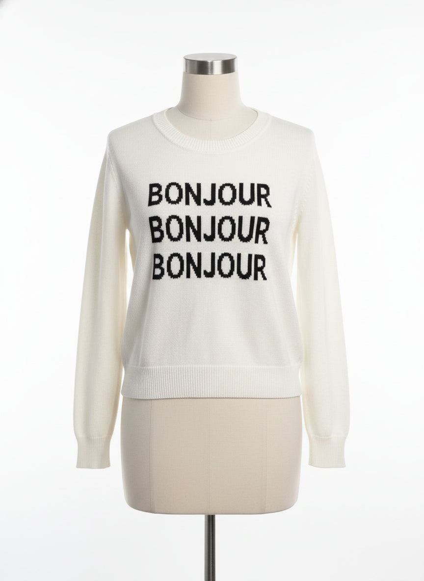 Karl Lagerfeld · Bonjour Bonjour Bonjour · Large · WhiteBlk