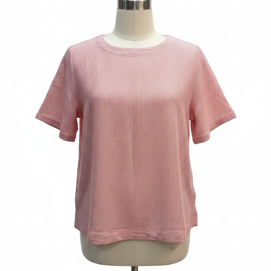 Cynthia Rowley · ShortSleeve Shirt · 1X · Red/White